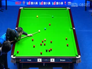 斯诺克天津国锦赛半决赛 乔丹·布朗4-4汤姆·福德 20231110（李照）海报
