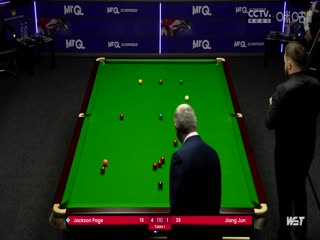 2023斯诺克英锦赛资格赛 杰克逊·佩吉4-6江俊 20231119海报