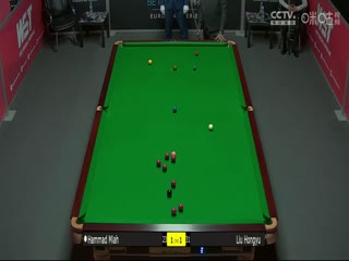 斯诺克 哈马德·米亚赫1-5刘宏宇 20230727（黑8）海报