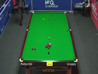 2023斯诺克英锦赛资格赛 安东尼·麦克吉尔6-3贺国强 20231121海报