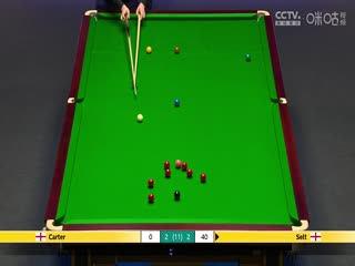 2023斯诺克英锦赛第一轮 阿里·卡特3-6马修·塞尔特 20231126海报