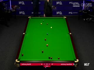 2023斯诺克英锦赛资格赛晋级轮 安东尼·麦克吉尔6-2安东尼·汉密尔顿 20231122海报