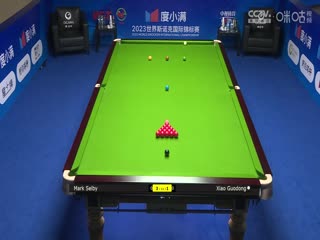 斯诺克天津国锦赛32进16马克·塞尔比6-2肖国栋 20231107海报