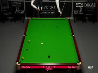 2023斯诺克德国大师资格赛 丁俊晖2-5袁思俊 20231219（黑8）海报