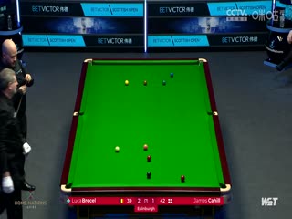 2023斯诺克苏格兰公开赛 詹姆斯·卡希尔3-4卢卡·布雷切尔 20231212海报