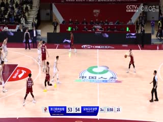 CBA常规赛第15轮 浙江稠州金租VS深圳马可波罗 20231211（李嘉伟）海报