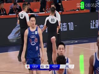 CBA常规赛第17轮 上海久事VS山西汾酒 20231216（陈渤胄）海报