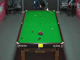 2023斯诺克德国大师赛资格赛 乔丹·布朗5-4龙泽煌 20231220海报