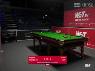 2023斯诺克德国大师资格赛 诺鹏·桑坎姆2-5阿什利·卡蒂 20231222海报