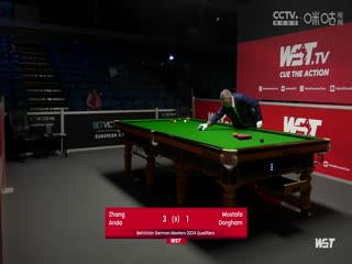 2023斯诺克德国大师赛资格赛 张安达5-3多尔格姆 20231220海报