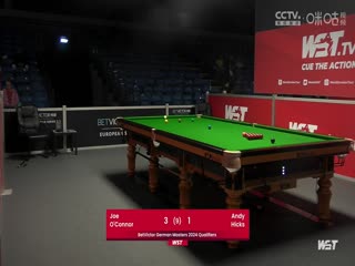 2023斯诺克德国大师赛资格赛 安迪·希克斯2-5乔·奥康纳 20231220海报