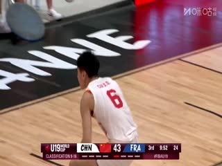 国际篮联U19男篮世界杯 中国VS法国 20250705海报