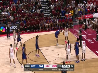 NBA夏季联赛 活塞VS火箭 20250714海报