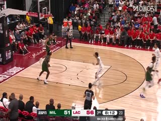 NBA夏季联赛 雄鹿VS快船 20250714海报