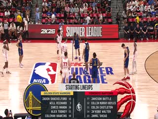 NBA夏季联赛 勇士VS猛龙 20250718海报