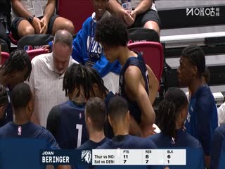 NBA夏季联赛 森林狼VS活塞 20250716海报