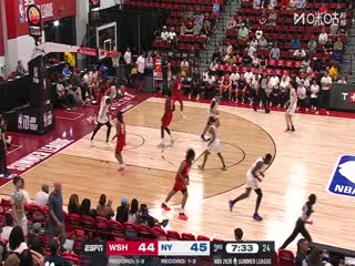 NBA夏季联赛 奇才VS尼克斯 20250720海报