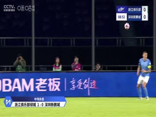 中超联赛 浙江俱乐部绿城VS深圳新鹏城 20250402海报