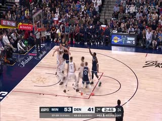 NBA常规赛 森林狼VS掘金 20250313海报