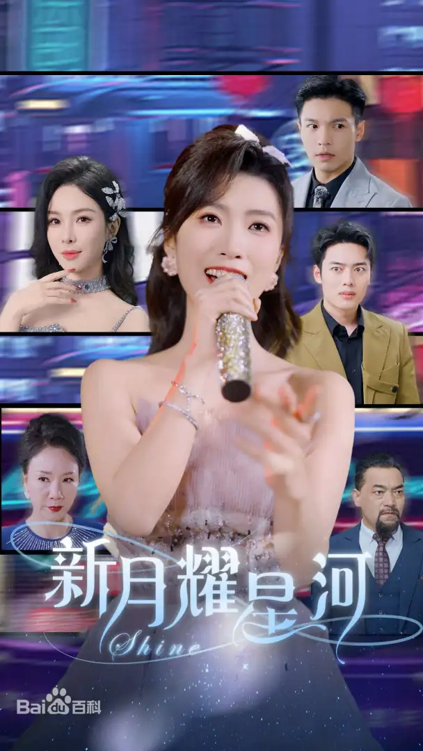 新月耀星河海报