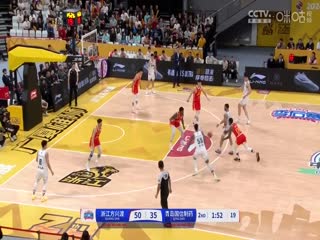 CBA季后赛四分之一决赛 浙江方兴渡VS青岛国信制药 20250413海报