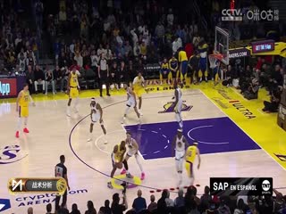 NBA常规赛 勇士VS湖人 20250404海报