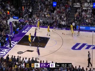 NBA常规赛 湖人VS爵士 20250213海报