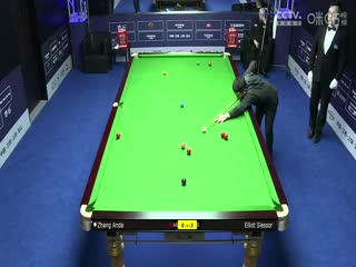 斯诺克世界公开赛64进32 艾利奥特·斯莱瑟5-3张安达 20240319海报