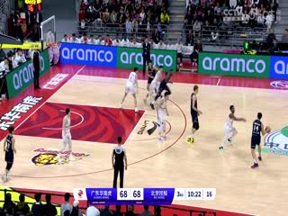 CBA常规赛第40轮 广东华南虎VS北京控股 20240307（陈广锐、苏坤雄）海报