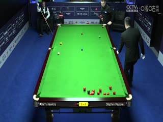 斯诺克世界公开赛16进8 巴里·霍金斯5-1斯蒂芬·马奎尔 20240321海报