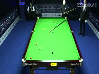 斯诺克世界公开赛第一轮 侯赛因·瓦菲5-1格雷姆·多特 20240318海报
