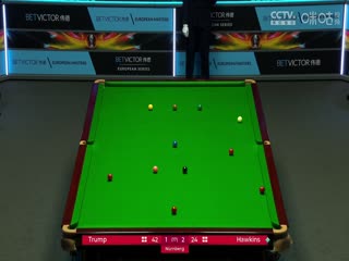 斯诺克 贾德·特鲁姆普6-9巴里·霍金斯 20230827（李照）（上）海报