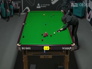 斯诺克威尔士公开赛 巴里·霍金斯4-0贺国强 20240212海报