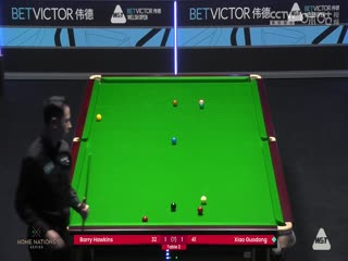 斯诺克威尔士公开赛 肖国栋3-4巴里·霍金斯 20240213海报