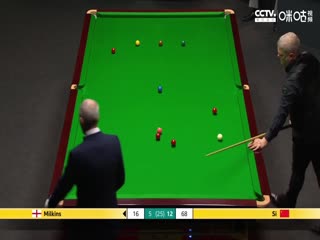 斯诺克 罗伯特·米尔金斯7-13斯佳辉 20230424（第三阶段）（李照）海报