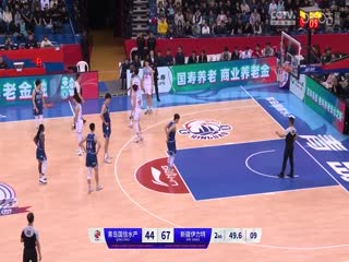 CBA常规赛第36轮 青岛国信水产VS新疆伊力特 20240129（李天宇、陈正昊、王羽希）海报