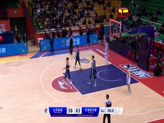 CBA常规赛第31轮 山东高速VS天津先行者 20240117（罗森）海报