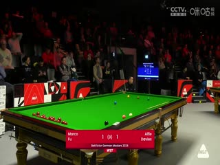 2024斯诺克德国大师赛 阿尔菲·戴维斯3-1傅家俊 20240130（退赛）海报