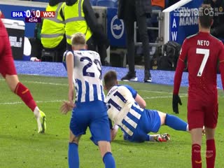 英超  布莱顿vs狼队 20240122海报