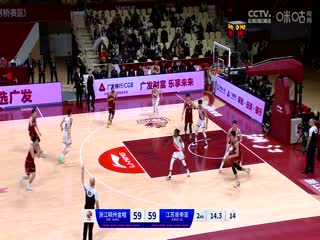 CBA常规赛第33轮 浙江稠州金租VS江苏肯帝亚 20240122（金哲豪）海报