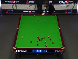 2024斯诺克世界大奖赛 周跃龙3-4罗尼·奥沙利文 20240118海报