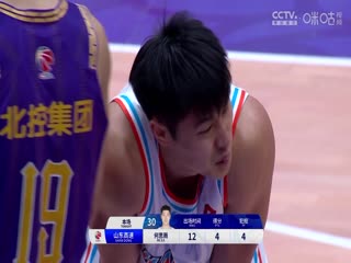 CBA常规赛第22轮 北京控股VS山东高速 20231227（周赫）海报