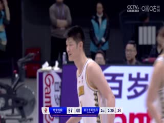 CBA常规赛第26轮 北京控股VS浙江东阳光药 20240105（郭知昊）海报