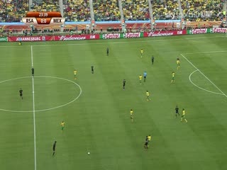 南非世界杯 小組賽-A组 南非(非洲) VS (北美洲)墨西哥(国俄双语)海报