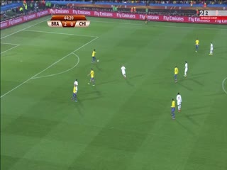 南非世界杯 八分之一决赛 巴西(南美洲) VS (南美洲)智利国俄双语HDTV-qQ海报