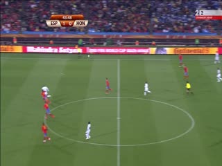 南非世界杯 小組賽-H 西班牙(歐洲) VS (北美洲)洪都拉斯(国俄双语)海报