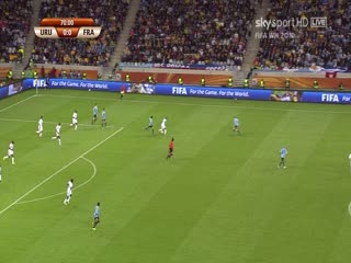 年南非世界杯 小組賽-A组 烏拉圭(南美洲) VS (歐洲)法國(国俄双语)海报