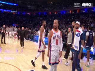 NBA常规赛 森林狼VS尼克斯 20250118海报