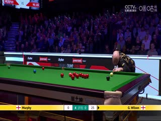 2025斯诺克大师赛第一轮：肖恩·墨菲6-3加里·威尔逊 20250113海报