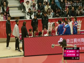 WCBA常规赛A组 浙江稠州银行VS山东赤水河酒 20250107海报